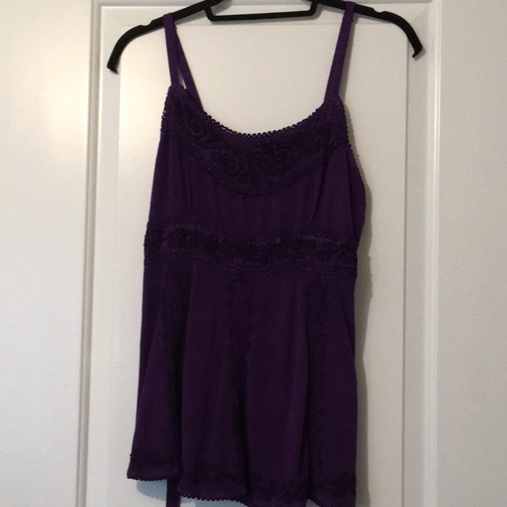 Advance apparels free size embroidered tank top